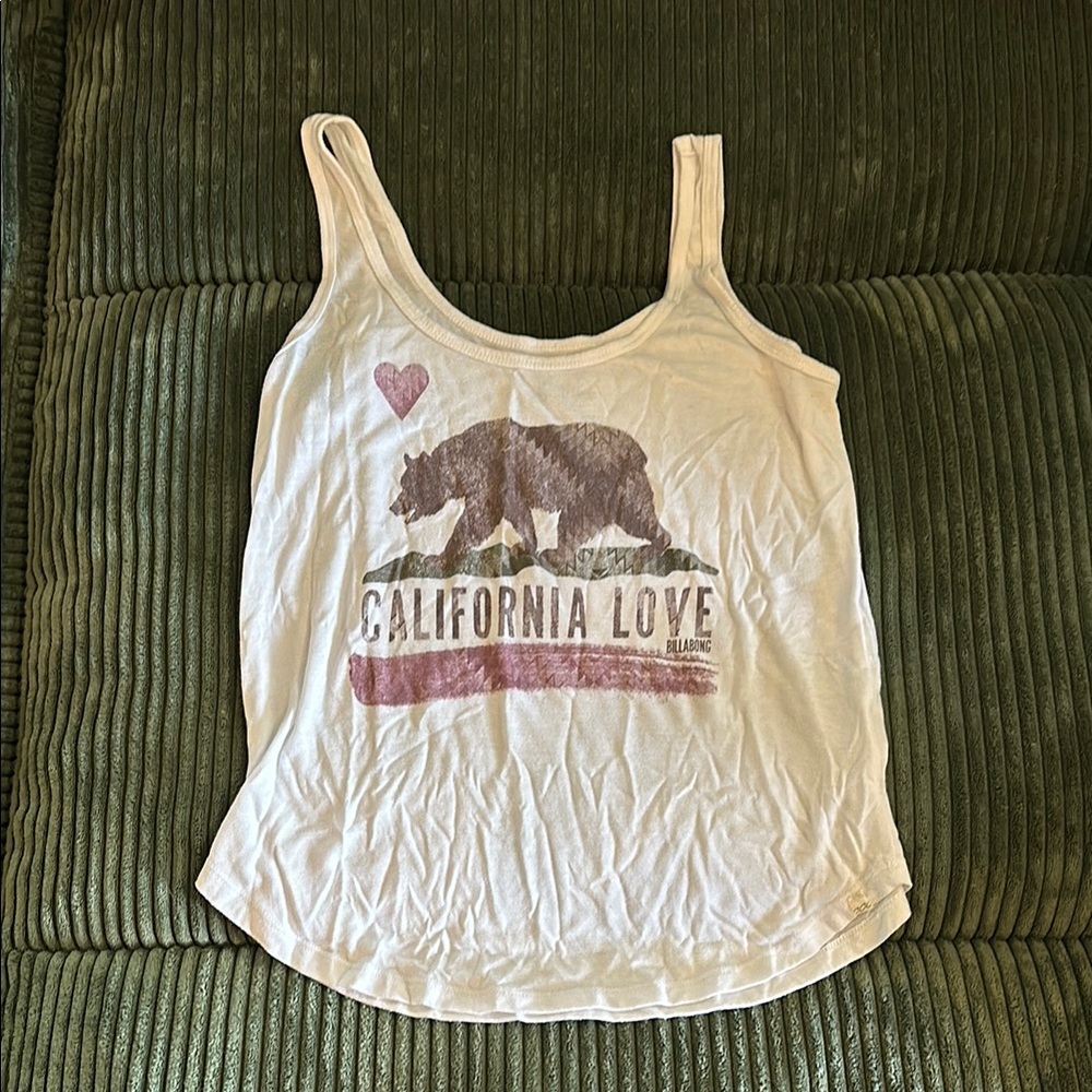 Billabong California Love Bear Tank Top